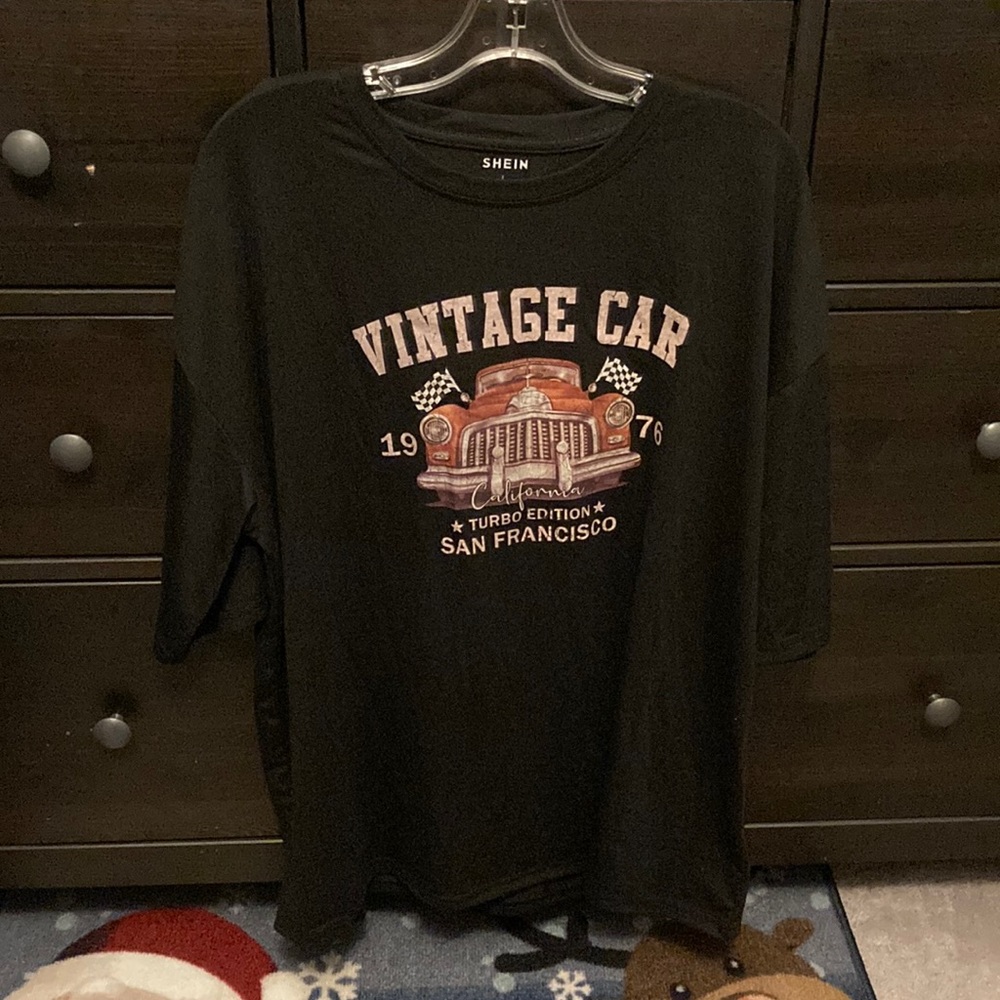 Shein Vintage Car 1976 California Turbo Edition San Francisco T-shirt Size Large